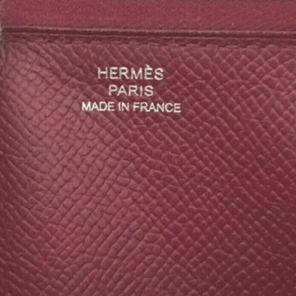 Authentic HERMES Azap Veau Epsom Leather Zip Around Long Wallet - Picture 8 of 10